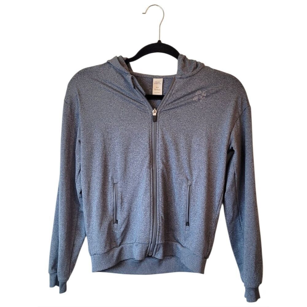 Play By Rylee & Cru Space Dye Zip-Up Hooded Jacket Size 11-12Y